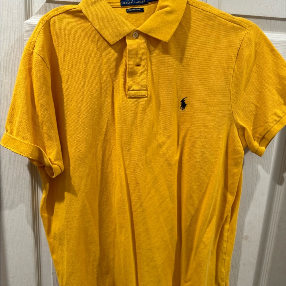Mustard color Polo shirt. Worn only once!